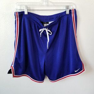 Nike Retro Striped Blue Short Shorts Size Medium